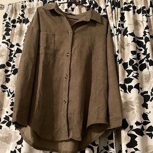 Cord Button down shirt